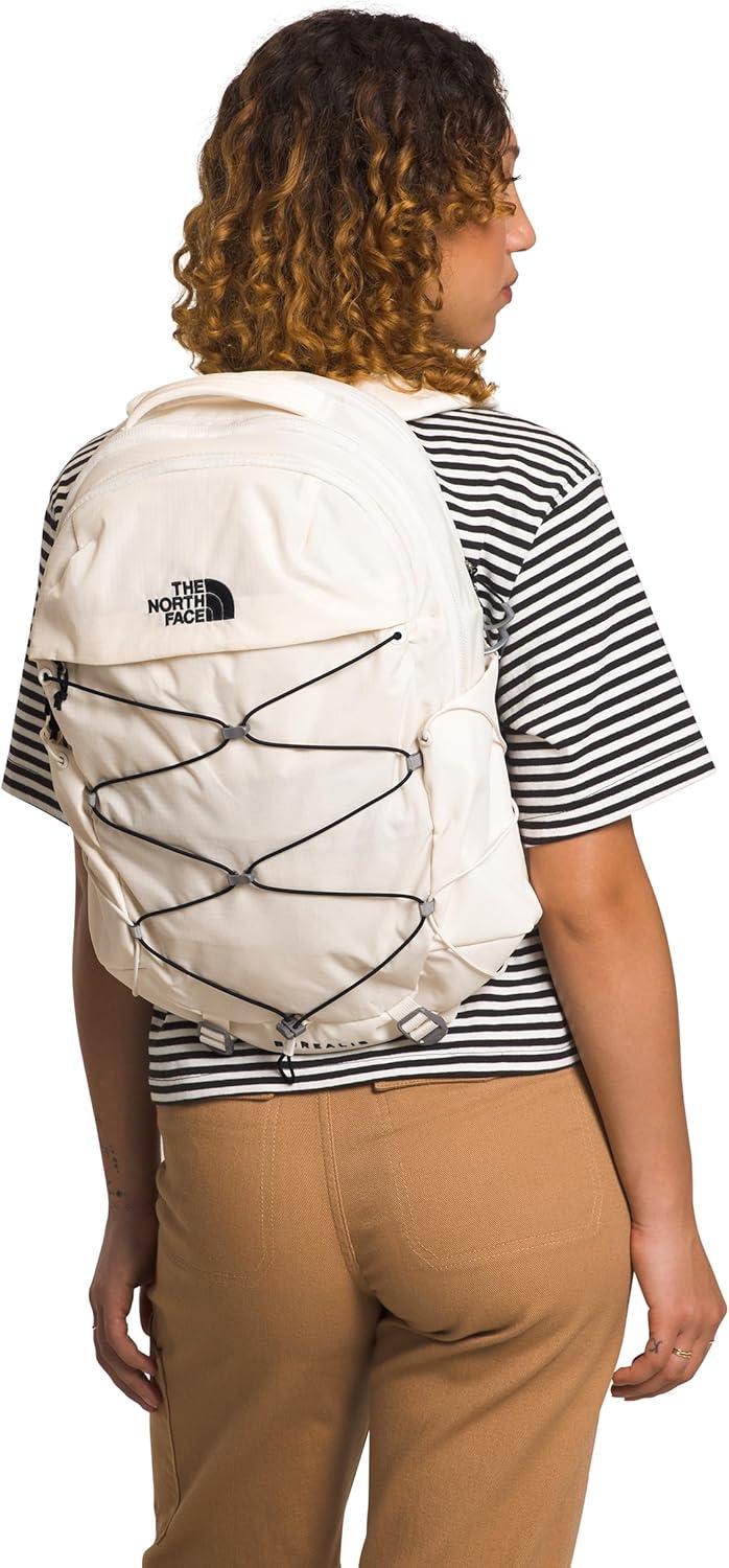 imageThe North Face Womens Borealis Commuter Laptop Backpack Everyday Travel Bag Laptop Sleeve Reflective Details Stone Slab Light HeatherStone Slab One SizeGardenia WhiteTnf Blacknpf
