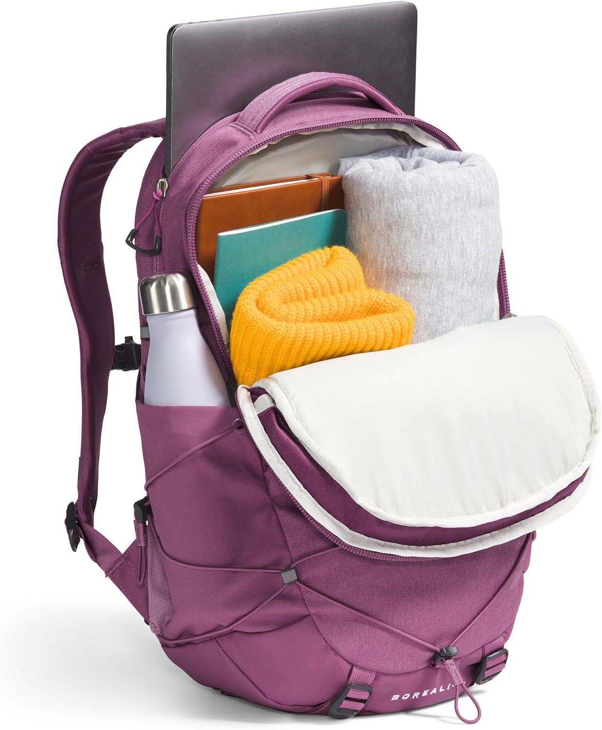 imageThe North Face Womens Borealis Commuter Laptop Backpack Everyday Travel Bag Laptop Sleeve Reflective Details Stone Slab Light HeatherStone Slab One SizeDusk Purple Light HeatherDusk Purple