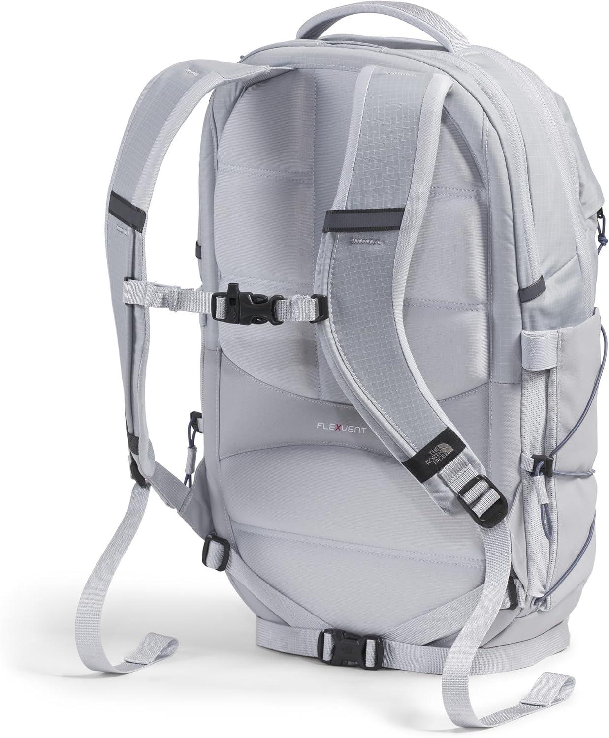 imageThe North Face Womens Borealis Commuter Laptop Backpack Everyday Travel Bag Laptop Sleeve Reflective Details Stone Slab Light HeatherStone Slab One SizeBlue FlaxTwilight Galaxy