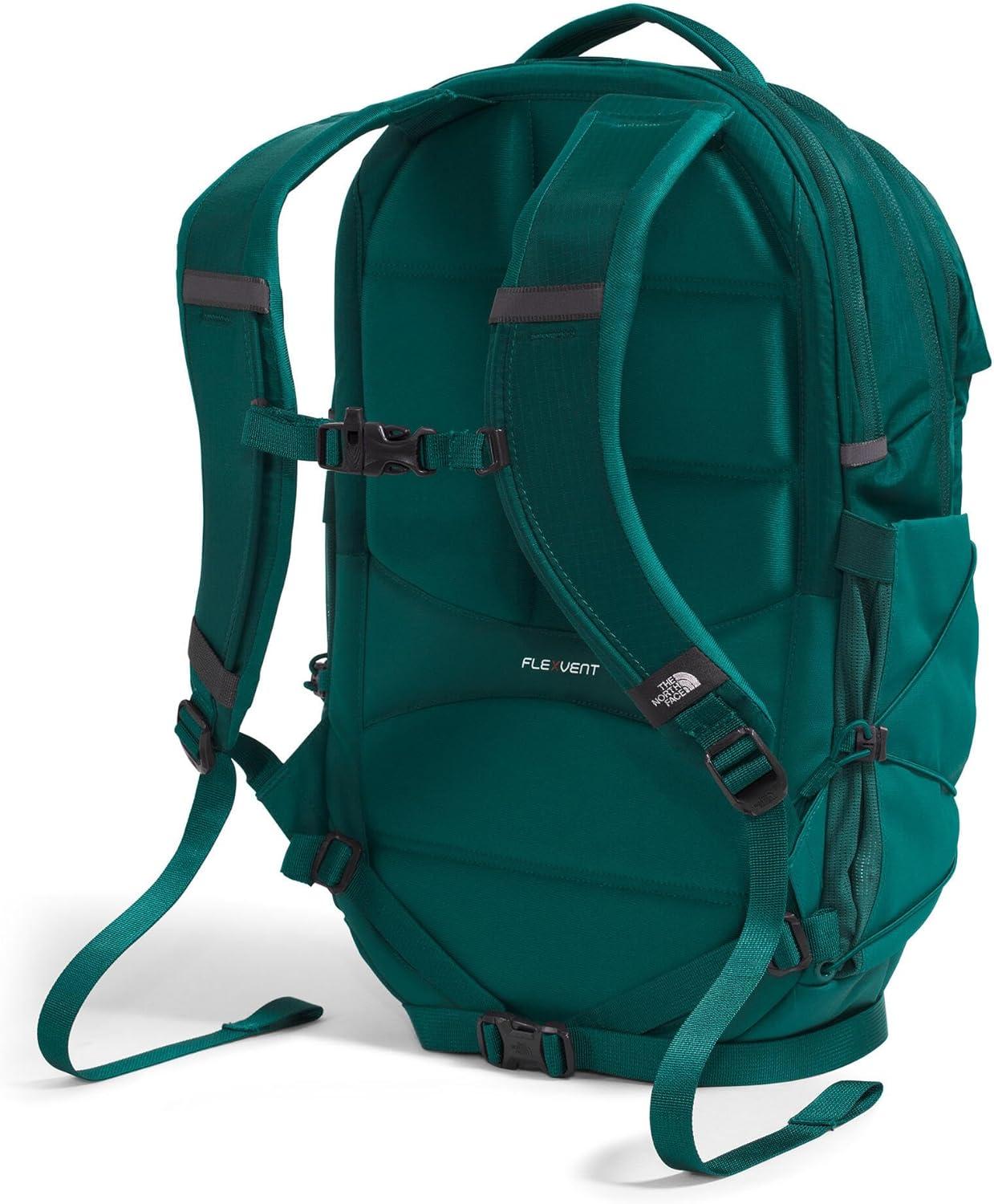 imageThe North Face Womens Borealis Commuter Laptop Backpack Everyday Travel Bag Laptop Sleeve Reflective Details Stone Slab Light HeatherStone Slab One SizeDeep NoriTnf Black