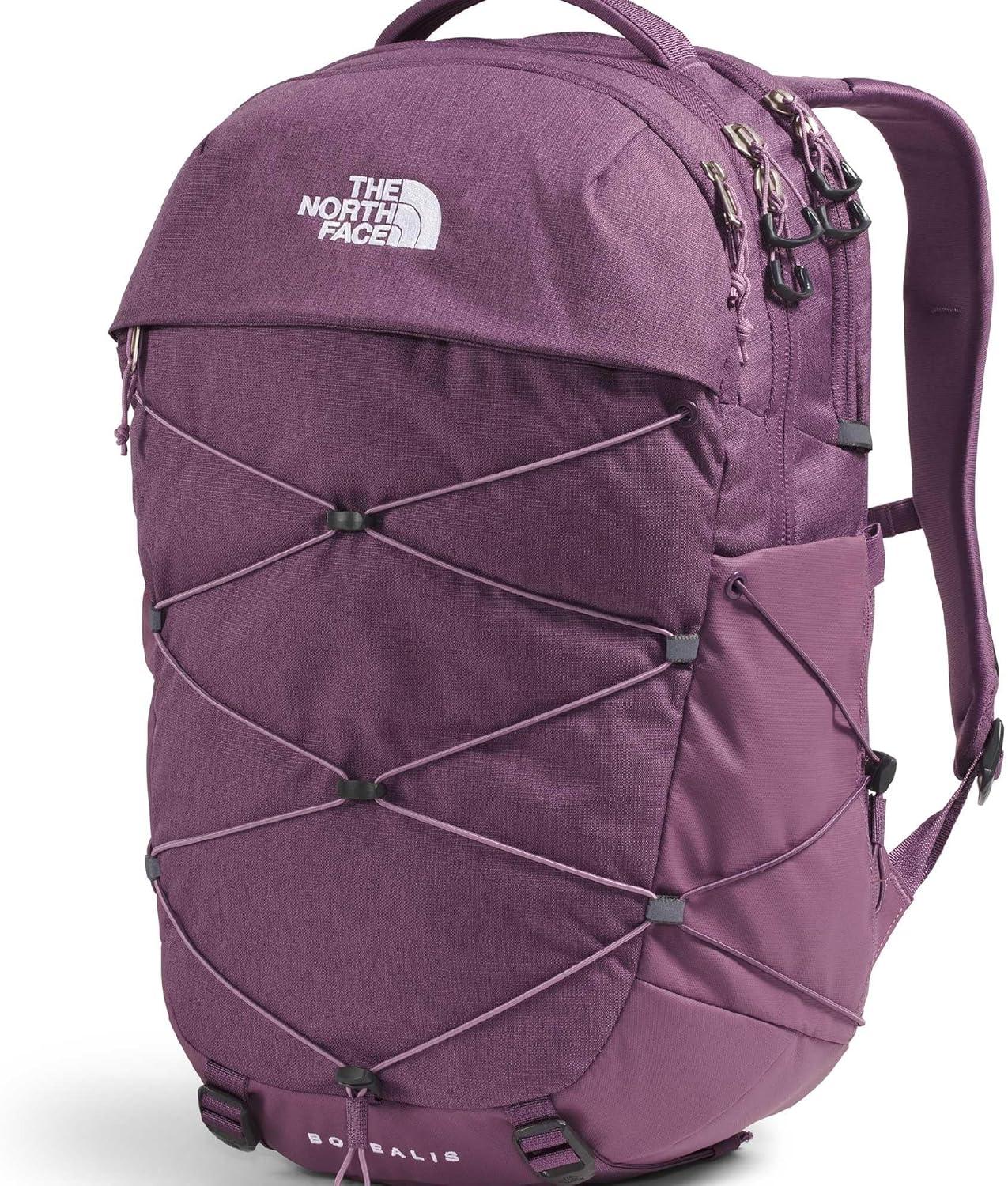 imageThe North Face Womens Borealis Commuter Laptop Backpack Everyday Travel Bag Laptop Sleeve Reflective Details Stone Slab Light HeatherStone Slab One SizeChroma Purple Light HeatherHushed Lavender