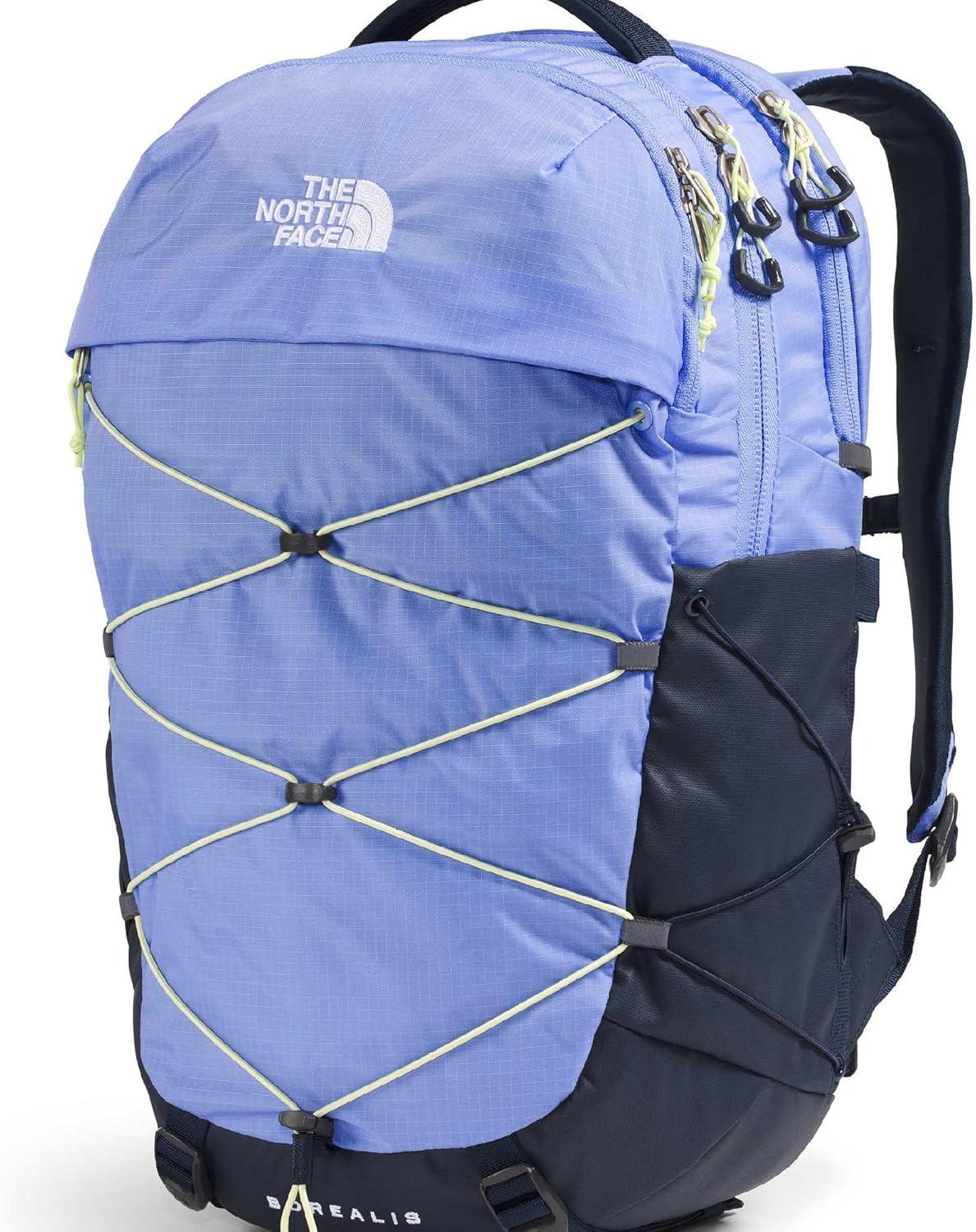 imageThe North Face Womens Borealis Commuter Laptop Backpack Everyday Travel Bag Laptop Sleeve Reflective Details Stone Slab Light HeatherStone Slab One SizePeriwinkle GlowSummit NavyLemon Mist