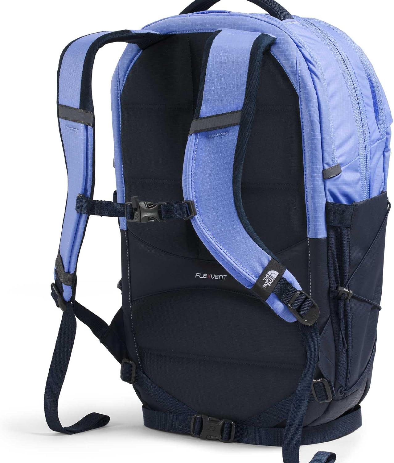 imageThe North Face Womens Borealis Commuter Laptop Backpack Everyday Travel Bag Laptop Sleeve Reflective Details Stone Slab Light HeatherStone Slab One SizePeriwinkle GlowSummit NavyLemon Mist