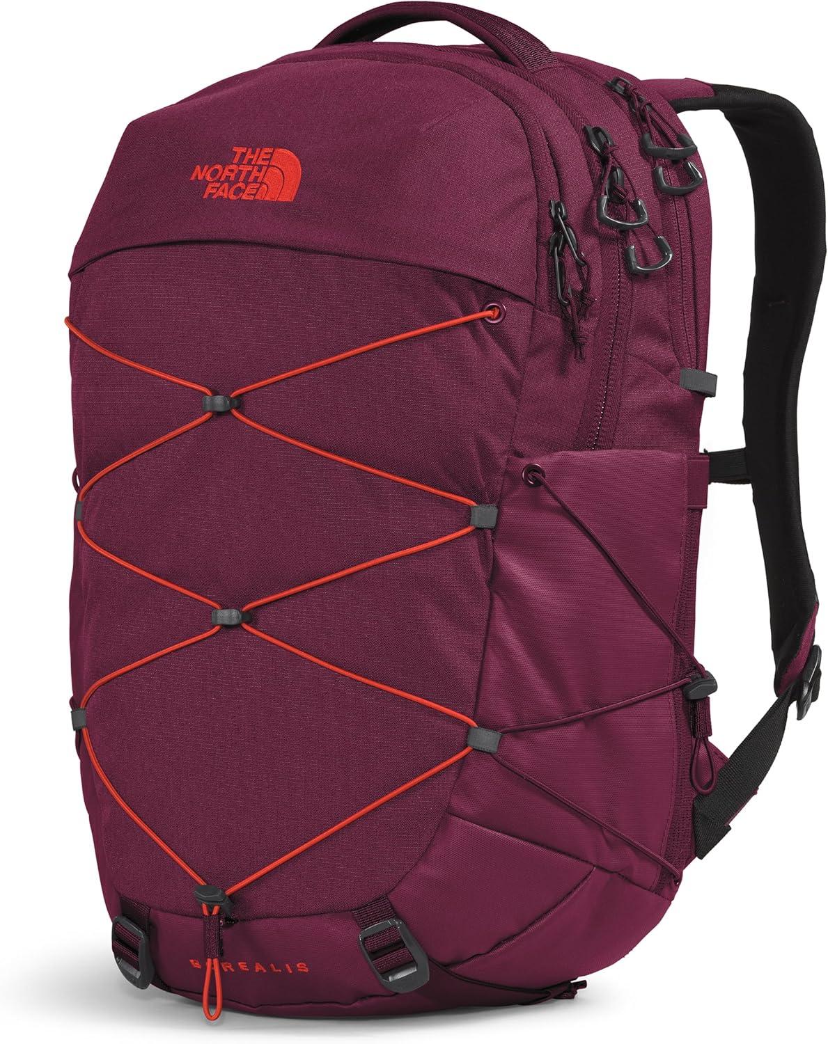 imageThe North Face Womens Borealis Commuter Laptop Backpack Everyday Travel Bag Laptop Sleeve Reflective Details Stone Slab Light HeatherStone Slab One SizeBoysenberry Light HeatherFiery Red