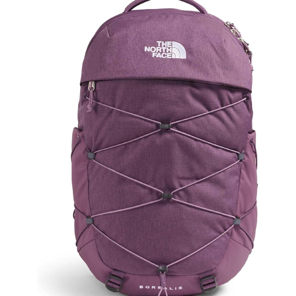 imageThe North Face Womens Borealis Commuter Laptop Backpack Everyday Travel Bag Laptop Sleeve Reflective Details Stone Slab Light HeatherStone Slab One SizeChroma Purple Light HeatherHushed Lavender