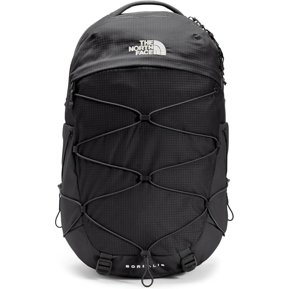imageThe North Face Womens Borealis Commuter Laptop Backpack  Everyday Travel Bag Laptop Sleeve Reflective Details Stone Slab Light HeatherStone Slab One SizeTnf BlackTnf White