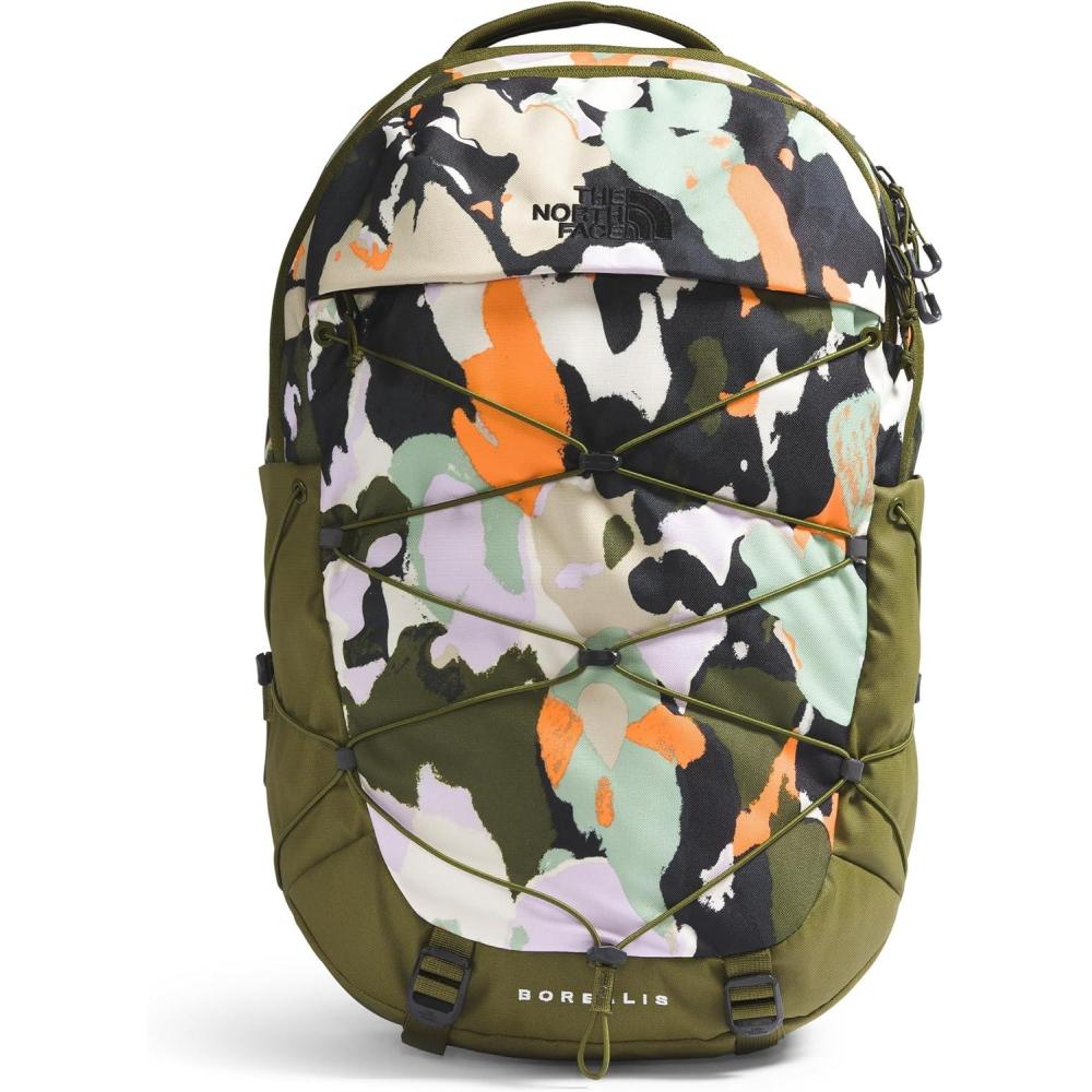 imageThe North Face Womens Borealis Commuter Laptop Backpack Everyday Travel Bag Laptop Sleeve Reflective Details Stone Slab Light HeatherStone Slab One SizeForest Olive Grounded Floral PrintForest Olive