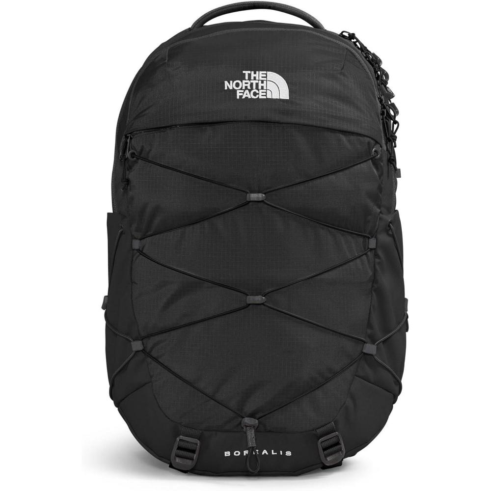 imageThe North Face Womens Borealis Commuter Laptop Backpack  Everyday Travel Bag Laptop Sleeve Reflective Details Stone Slab Light HeatherStone Slab One SizeTnf BlackTnf Whitenpf