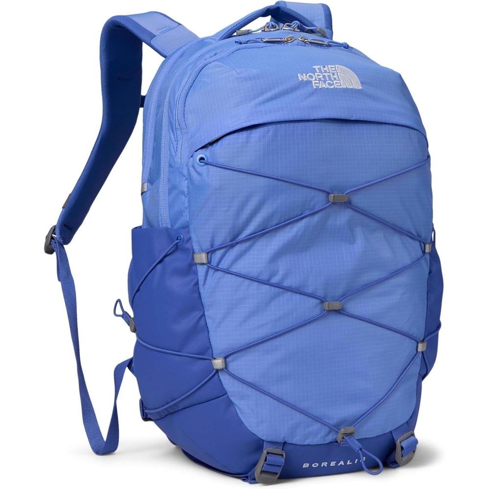 imageThe North Face Womens Borealis Commuter Laptop Backpack Everyday Travel Bag Laptop Sleeve Reflective Details Stone Slab Light HeatherStone Slab One SizeVirtual BlueIndigo Plum