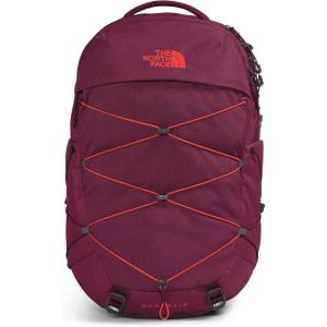 The North Face Women’s Borealis Commuter Laptop Backpack – Everyday Travel Bag, Laptop Sleeve, Reflective Details, Stone Slab Light Heather/Stone Slab, One Size(Boysenberry Light Heather/Fiery Red)