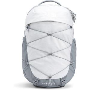 The North Face Women’s Borealis Commuter Laptop Backpack – Everyday Travel Bag, Laptop Sleeve, Reflective Details, Stone Slab Light Heather/Stone Slab, One Size(Tnf White Metallic Mélange/Mid Grey)