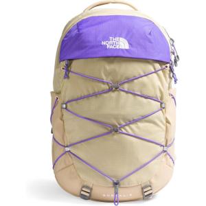 The North Face Women’s Borealis Commuter Laptop Backpack – Everyday Travel Bag, Laptop Sleeve, Reflective Details, Stone Slab Light Heather/Stone Slab, One Size(Gravel/Optic Violet)