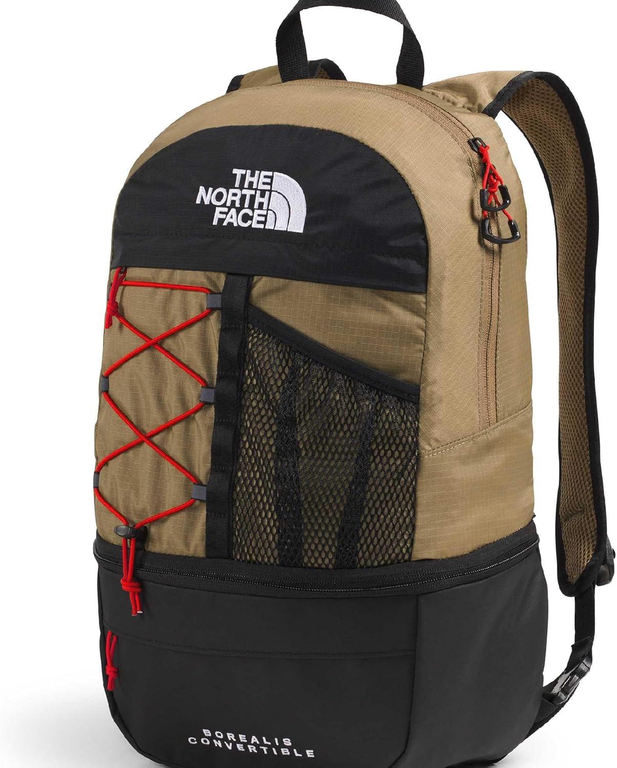 imageThe North Face Borealis Convertible Pack Commuter Laptop Backpack Removable Lumbar Pack Water Repellent Finish CedarLava Red One SizeCedarLava Red