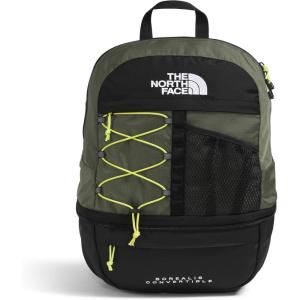 The North Face Borealis Convertible Pack – Commuter Laptop Backpack, Removable Lumbar Pack, Water Repellent Finish, Cedar/Lava Red, One Size(New Taupe Green/Tnf Black/Fizz Lime)