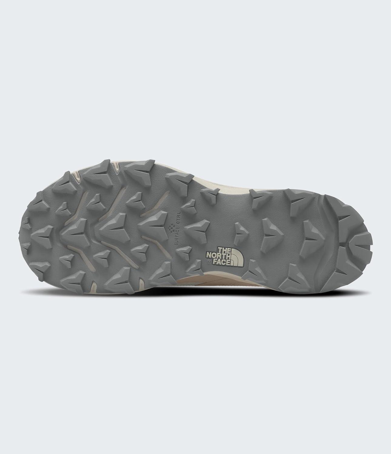 imageThe North Face Womens Vectiv Fastpack Lite Waterproof Hiking Shoe Rockered Abrasion ResistantMushroom GreySoapstone