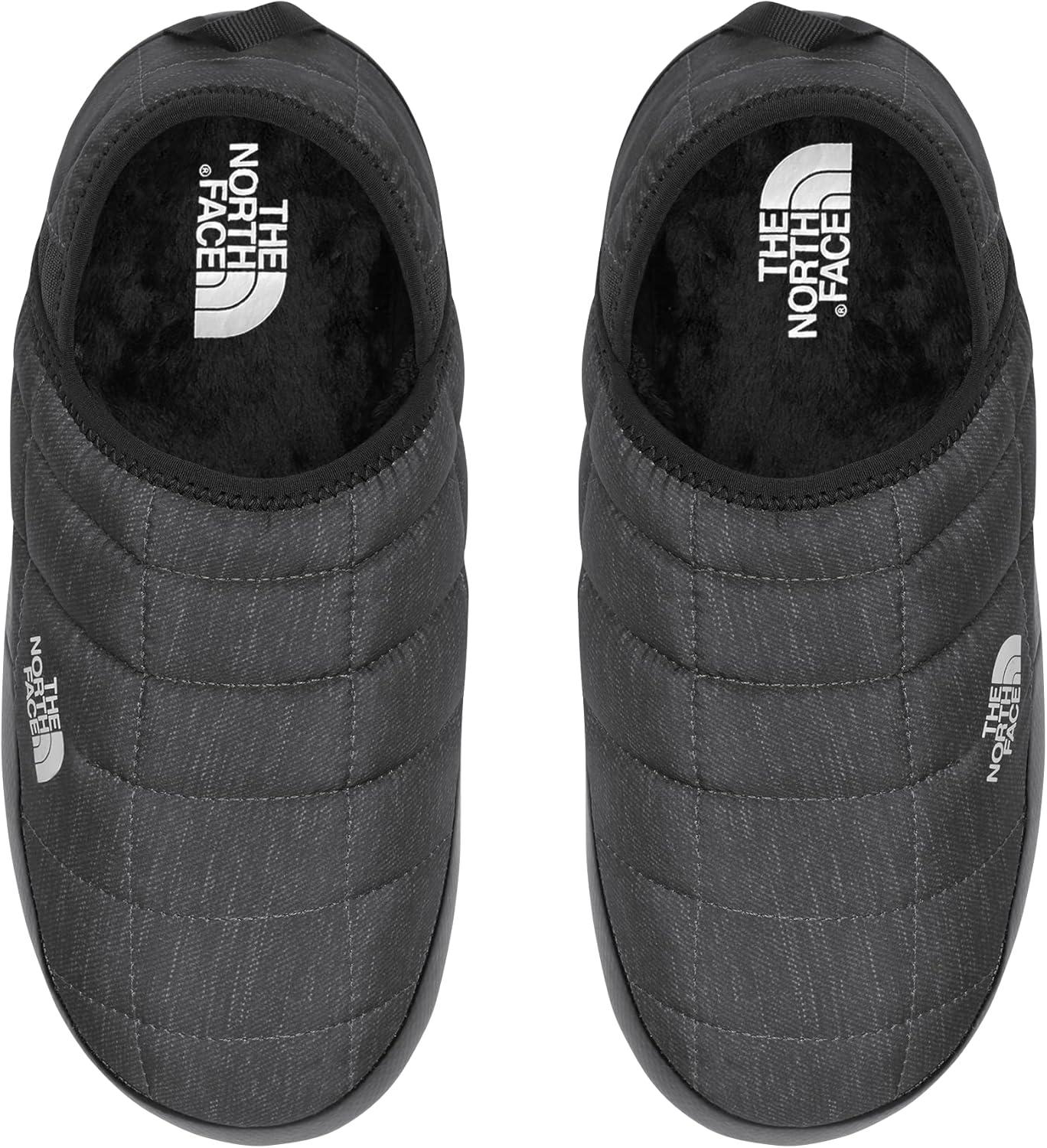 imageTHE NORTH FACE Womens Thermoball Traction Mule V Winter Shoe Insulated amp Water Repellent Rubber OutsolePhantom Grey Heather PrintTnf Black