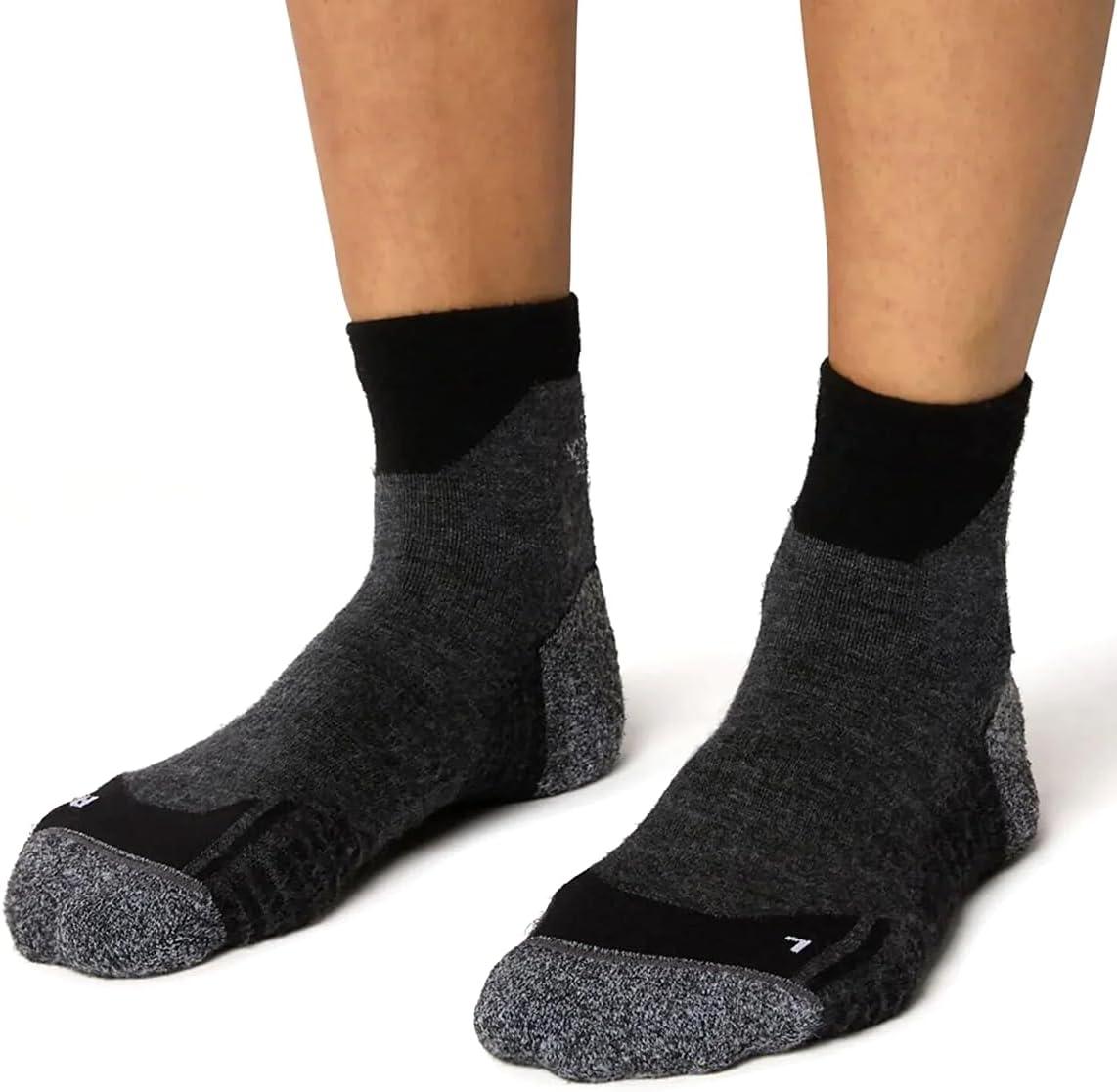 imageThe North Face Trail Run Quarter Sock Breathable Stretchy Socks for Men amp Women Light Padding Asymmetrical Toe BoxTnf Black