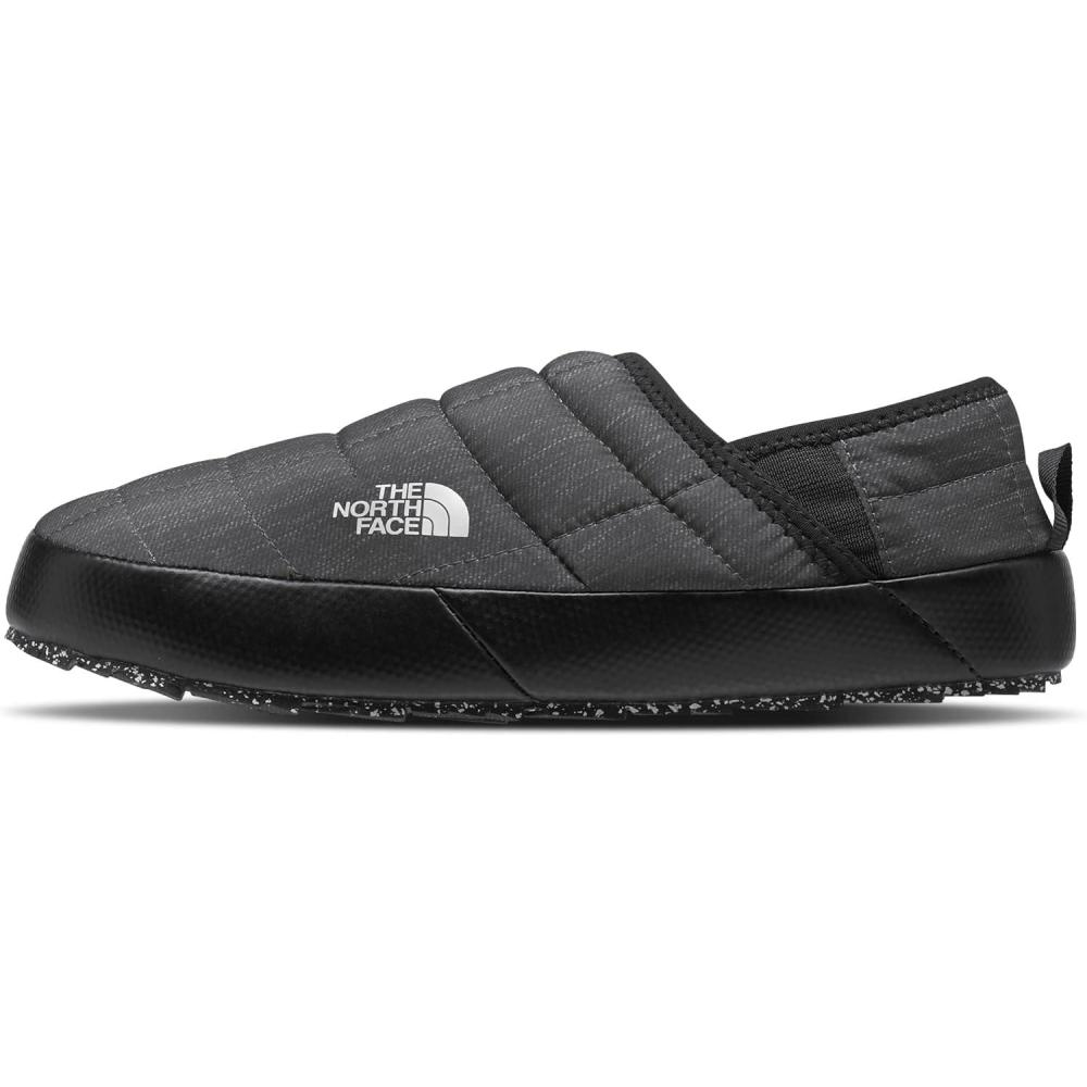 imageTHE NORTH FACE Womens Thermoball Traction Mule V Winter Shoe Insulated amp Water Repellent Rubber OutsolePhantom Grey Heather PrintTnf Black