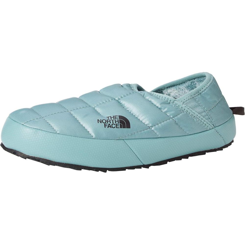 imageTHE NORTH FACE Womens Thermoball Traction Mule V Winter Shoe Insulated amp Water Repellent Rubber OutsoleTrellis GreenTnf Black