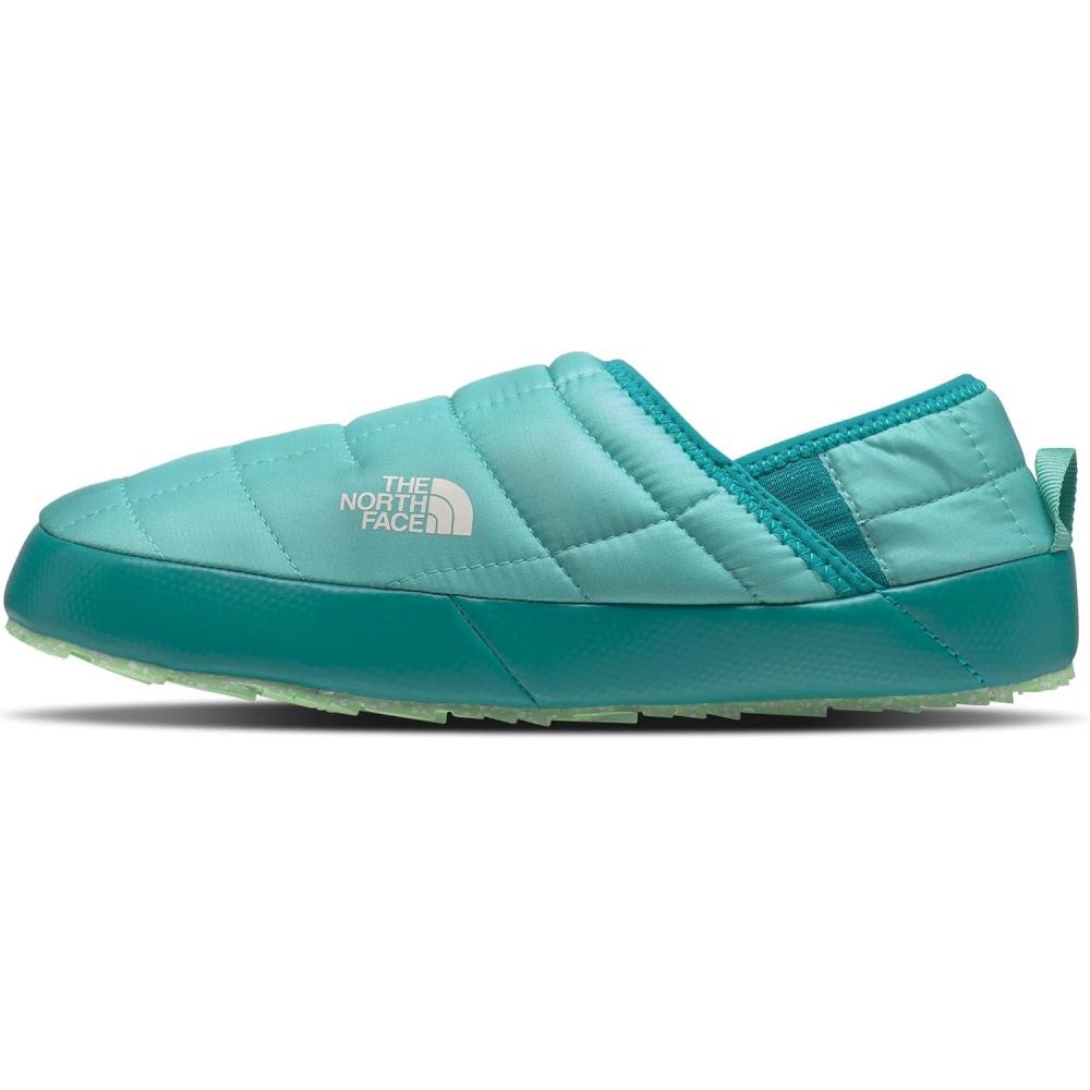 imageTHE NORTH FACE Womens Thermoball Traction Mule V Winter Shoe  Insulated amp Water Repellent Rubber OutsoleWasabiHarbor Blue