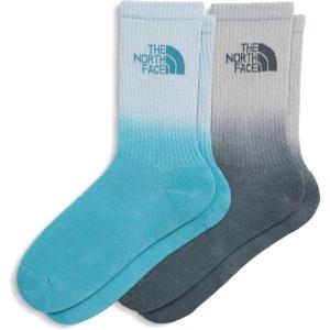 The North Face Unisex Everyday Dip Dye Crew Sock – 2-pack Casual Socks for Men & Women, Padded & Breathable, Ergonomic Toe Box