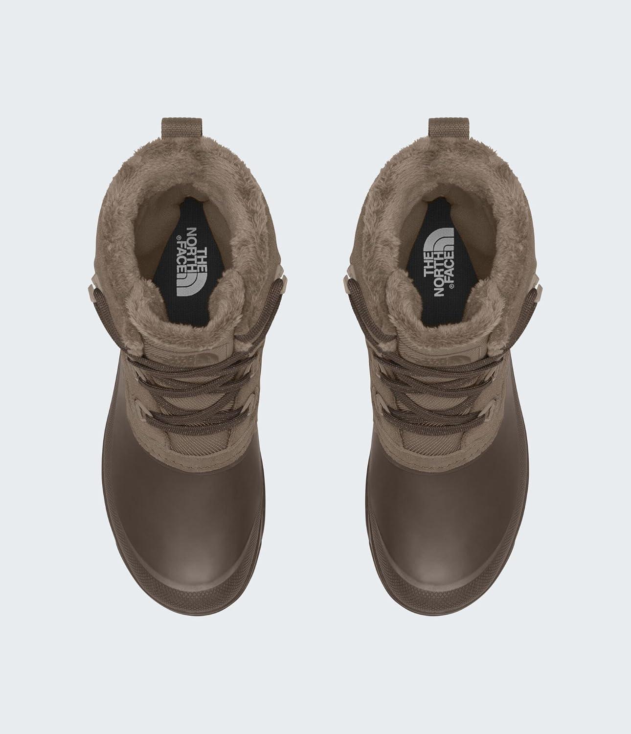 imageTHE NORTH FACE Womens Shellista V Shorty Waterproof Snow Boot Stylish Winter Boot With 45mm LugsMocha BrownSmokey Brown