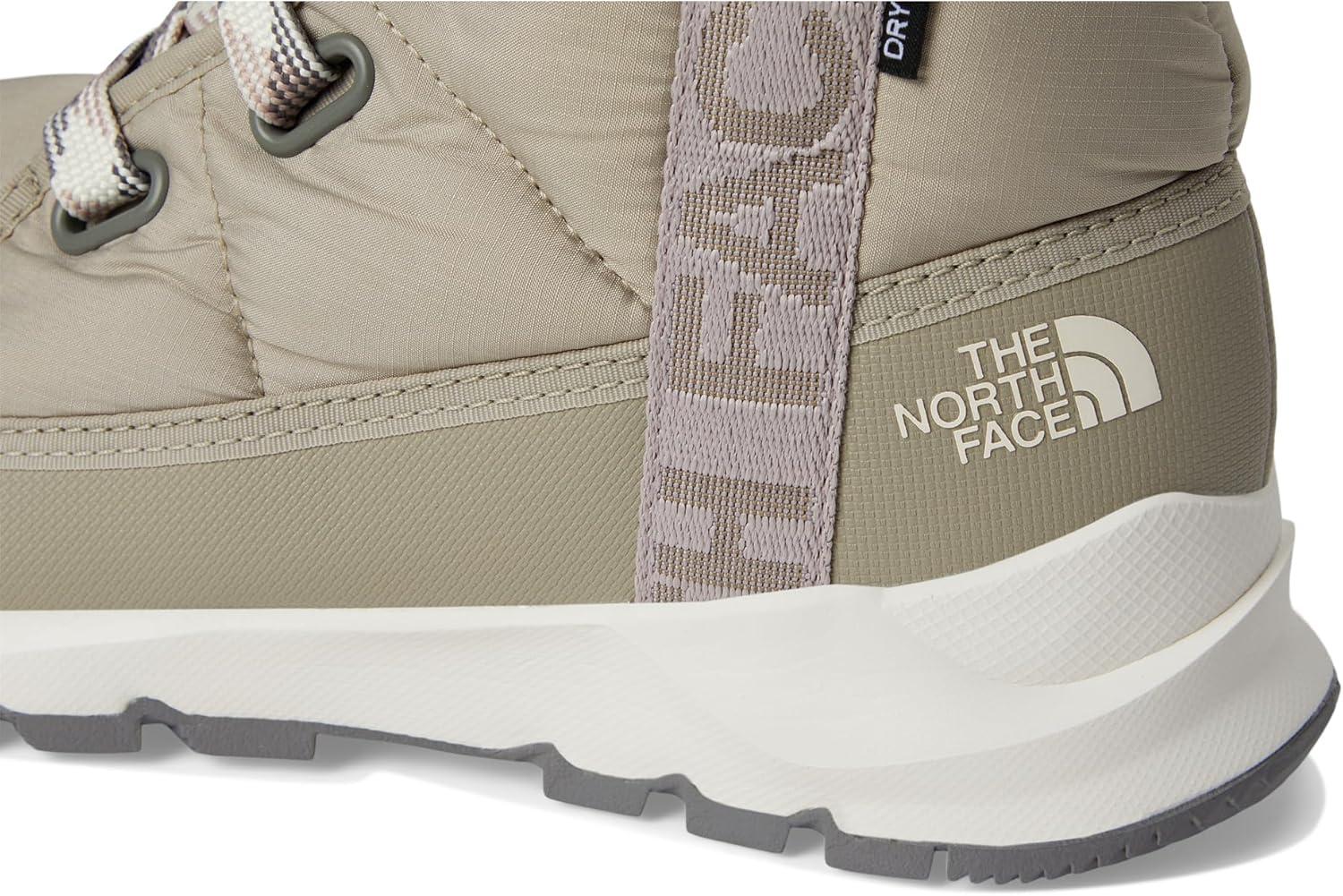 imageTHE NORTH FACE Womens Thermoball Lace Up Luxe Waterproof Boot Insulated Winter Boots With CollarClay GreyMoonstone Grey