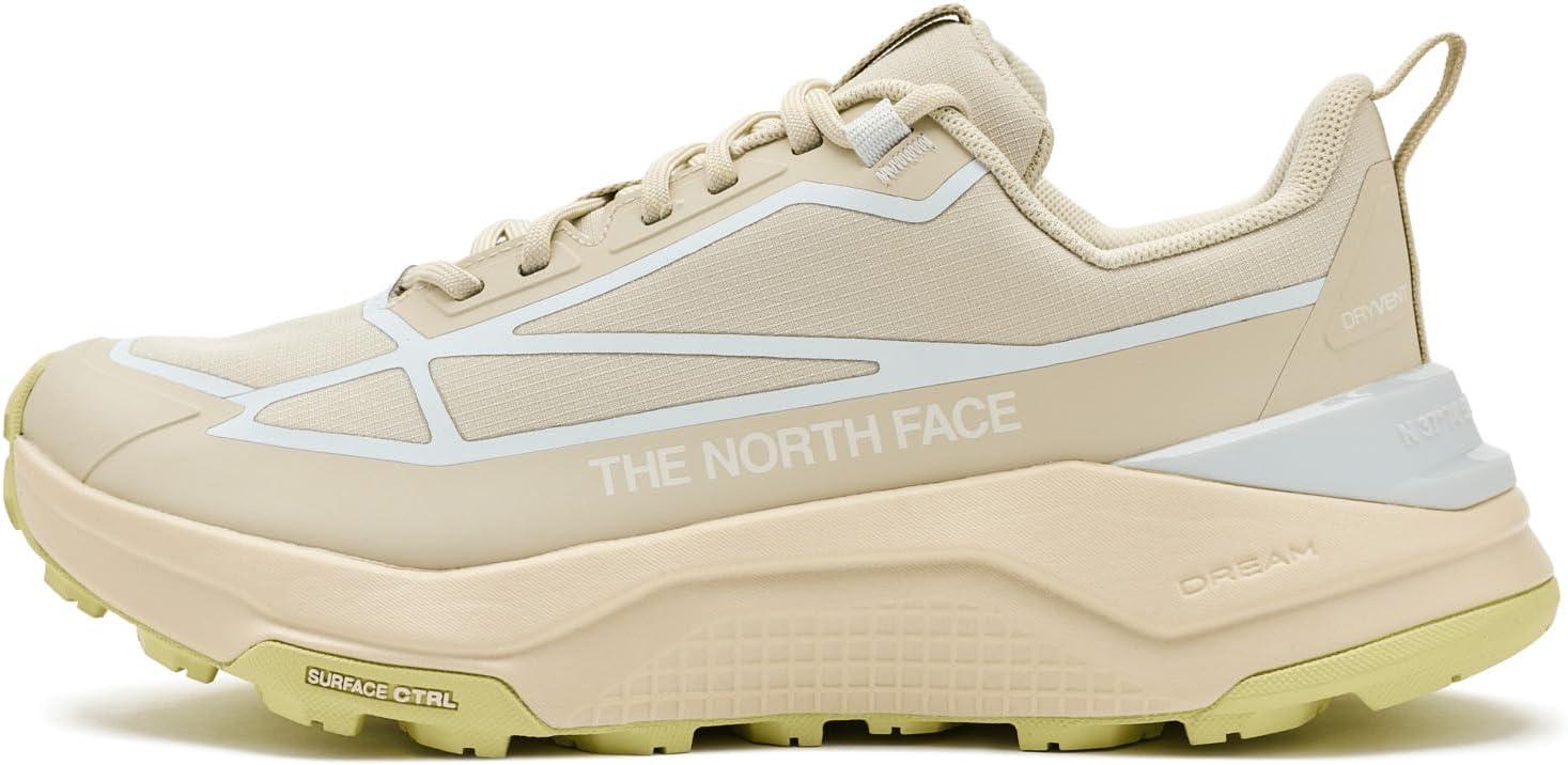 imageThe North Face Womens Fastpack Waterproof Hiking Shoe Highly Cushioned Rubber Outsole 5mm LugsDesert StoneLemon Mist