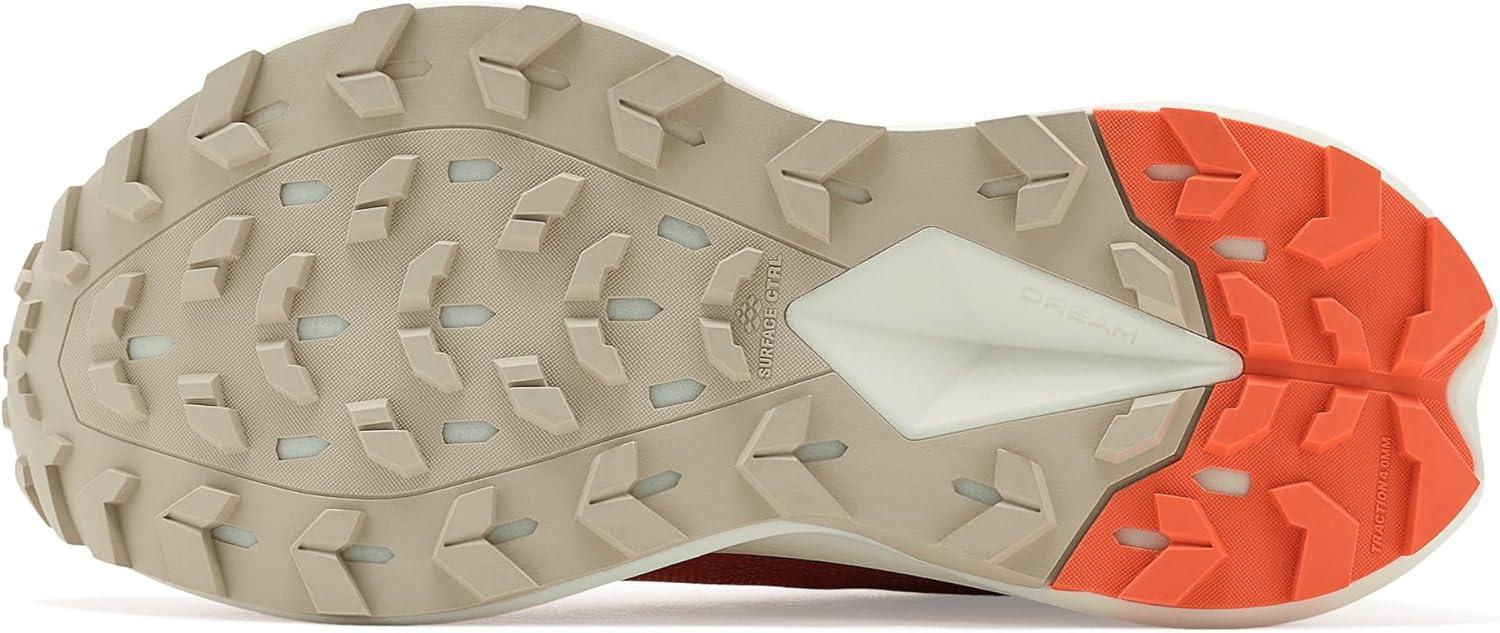 imageThe North Face Womens Vectiv Enduris 4 Trail Running Shoe CushionedCitrus RustCalacatta