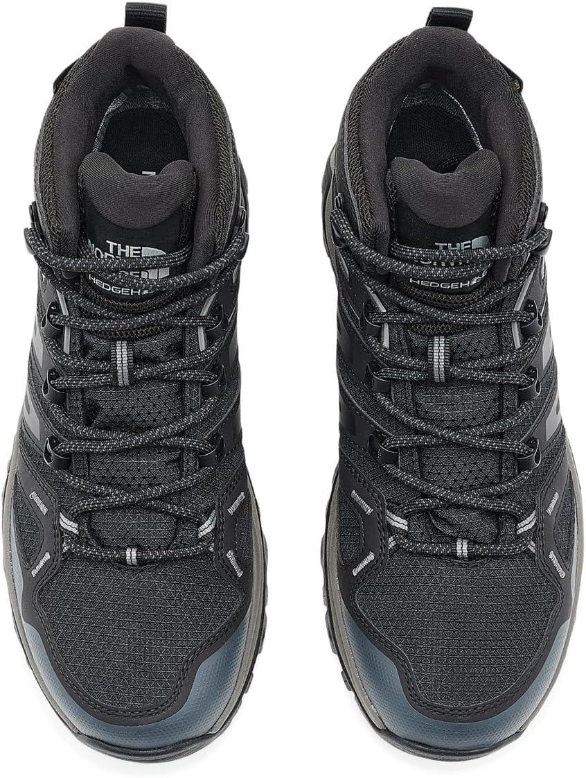imageThe North Face womens Hedgehog Mid Goretex Hiking Shoe Waterproof Cushioned amp Rubber OutsoleTnf BlackAsphalt Grey