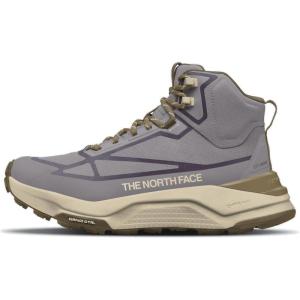The North Face Womens Fastpack Mid Waterproof Hiking Boot – Highly Cushioned, Rubber Outsole, 5mm Lug(Transcendent Grey/Cedar)
