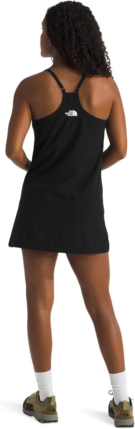 imageThe North Face Womens Flex Woven 2in1 Dress Racerback Athletic Dress with Interior Bodysuit Moisture Wicking FabricTnf Black