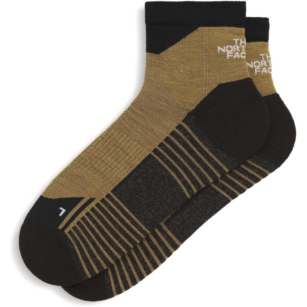 imageThe North Face Unisex Hiking Quarter Sock Merino Wool Quarter Crew Socks for Men amp Women Light Cushioning Extended HeelCedarTnf Black