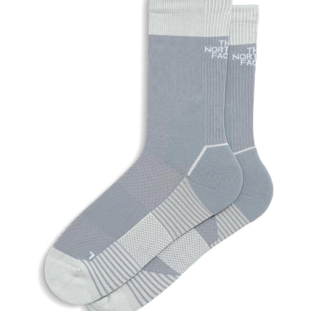 imageThe North Face Unisex Trail Run Crew Sock Breathable Stretchy Socks for Men amp Women Light Padding Asymmetrical Toe BoxFrost GreyPearl Stone