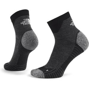 The North Face Unisex Hiking Quarter Sock – Merino Wool Quarter Crew Socks for Men & Women, Light Cushioning, Extended Heel(Tnf Black)