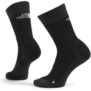 The North Face Unisex Trail Run Crew Sock – Breathable Stretchy Socks for Men & Women, Light Padding, Asymmetrical Toe Box(Tnf Black)
