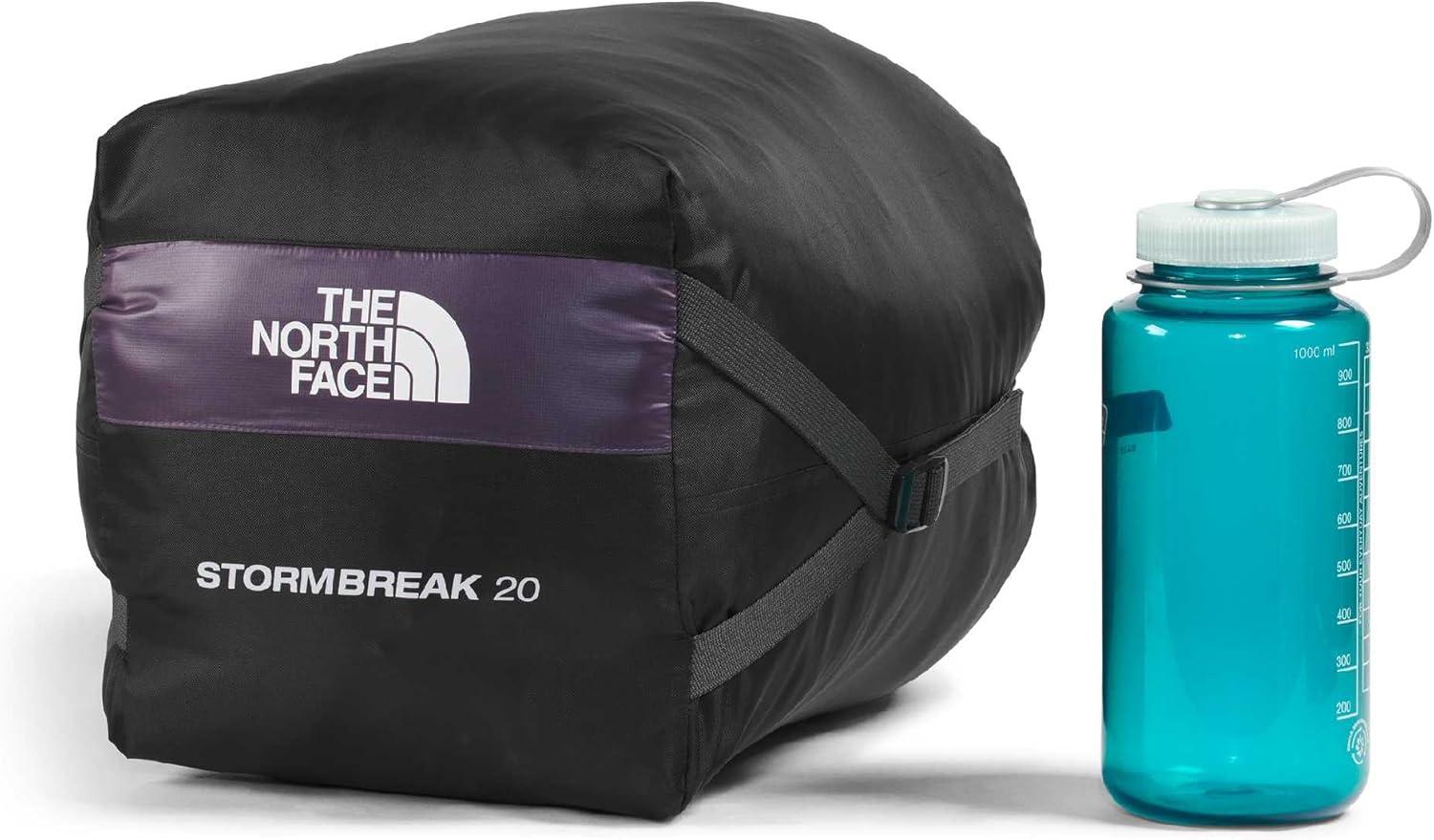 imageThe North Face SleepingBags Stormbreak 20F 7C Backpacking Sleeping Bag Water Repellent Fully Insulated Includes Stuff SackEndless DuskPear