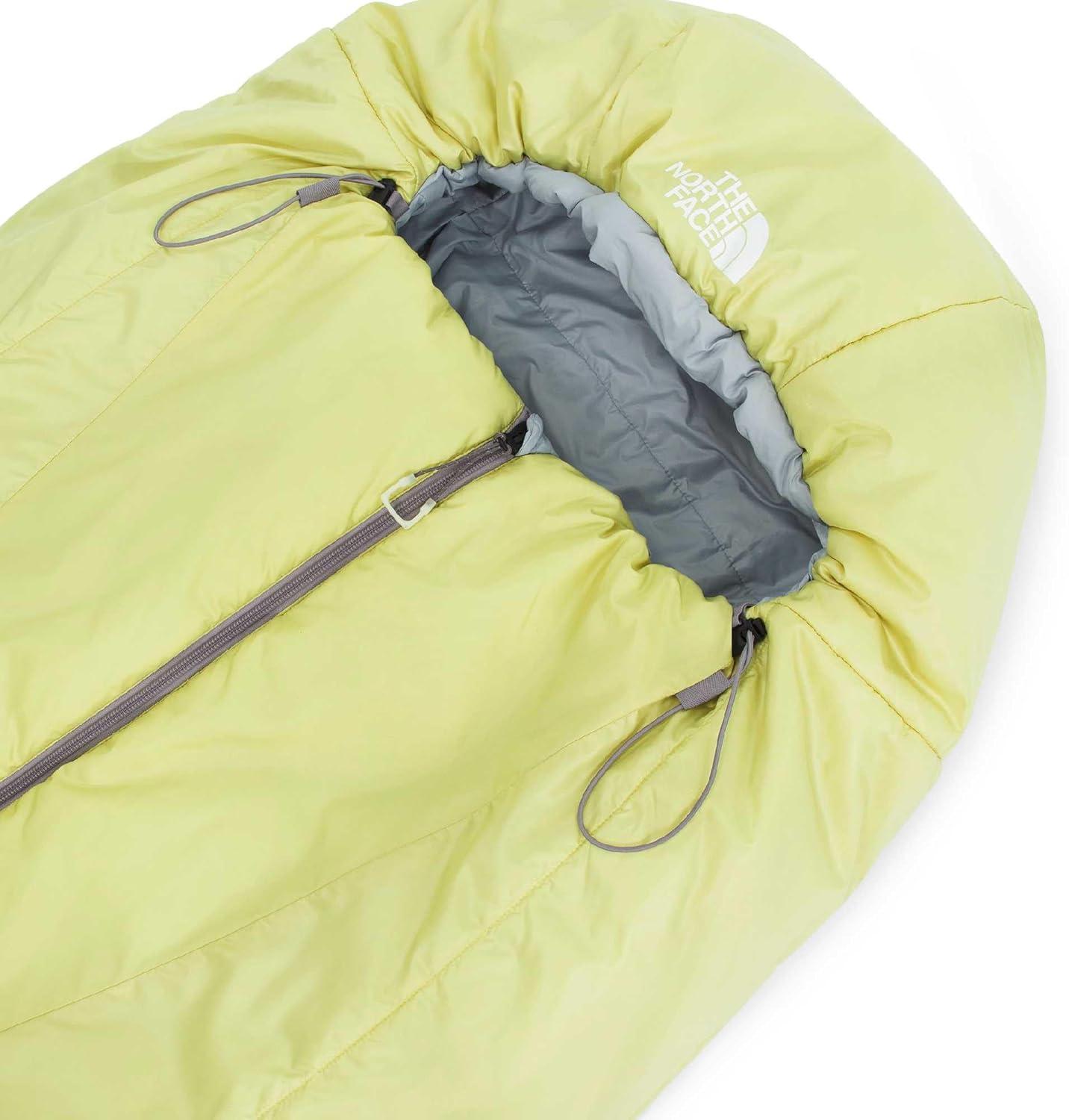 imageThe North Face SleepingBags Stormbreak 35F 17C Backpacking Sleeping Bag Water Repellent Fully Insulated Includes Stuff SackPearFrost Grey
