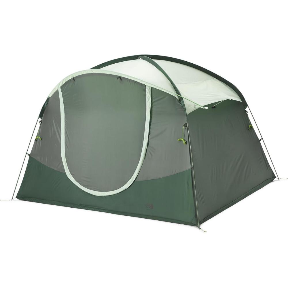 imageTHE NORTH FACE Sequoia Tent Waterproof Camping Tent Spacious amp Easy to Set Up Front amp Back Zipper Doors Side WindowsAgave GreenGranny Smith