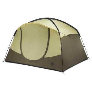 THE NORTH FACE Sequoia 6 Tent – Six-Person Waterproof Camping Tent, Spacious & Easy to Set Up, 2 Zipper Doors, Pear/Cedar, One Size