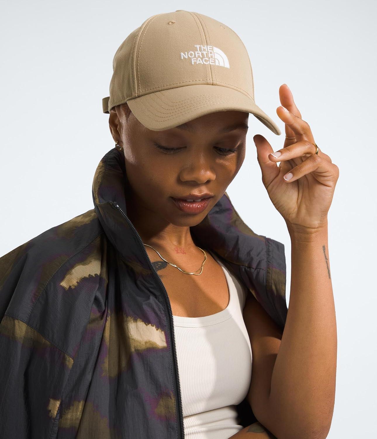 imageTHE NORTH FACE Recycled 66 Hat Classic Fit Ball Cap for Men amp Women with Embroidered Logo amp Adjustable Strap ClosureKhaki Stone