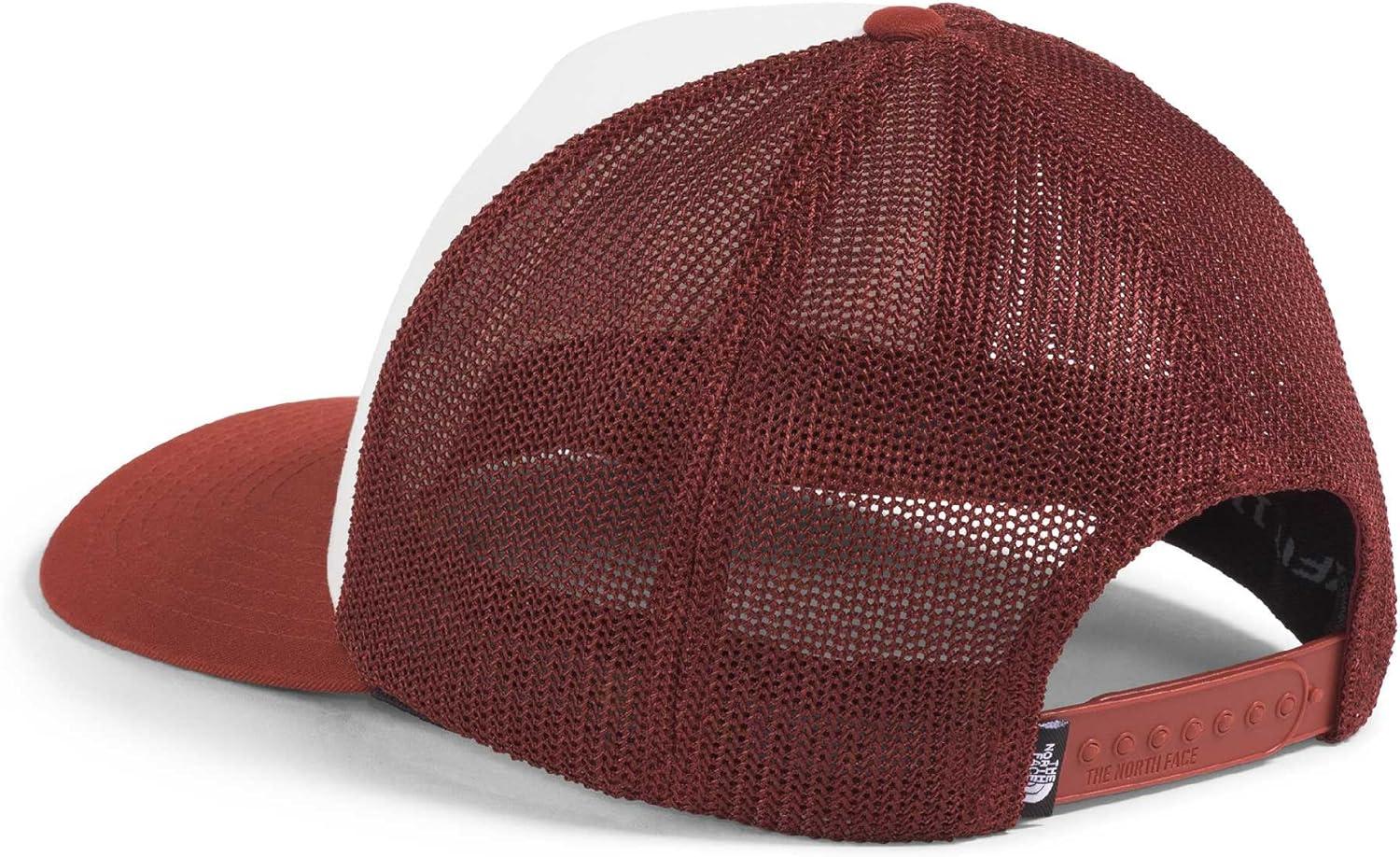 imageTHE NORTH FACE Keep It Patched Trucker Deep Fit Snapback Hat for Men amp Women With Breathable Mesh PanelsIron ClayWhite Dune