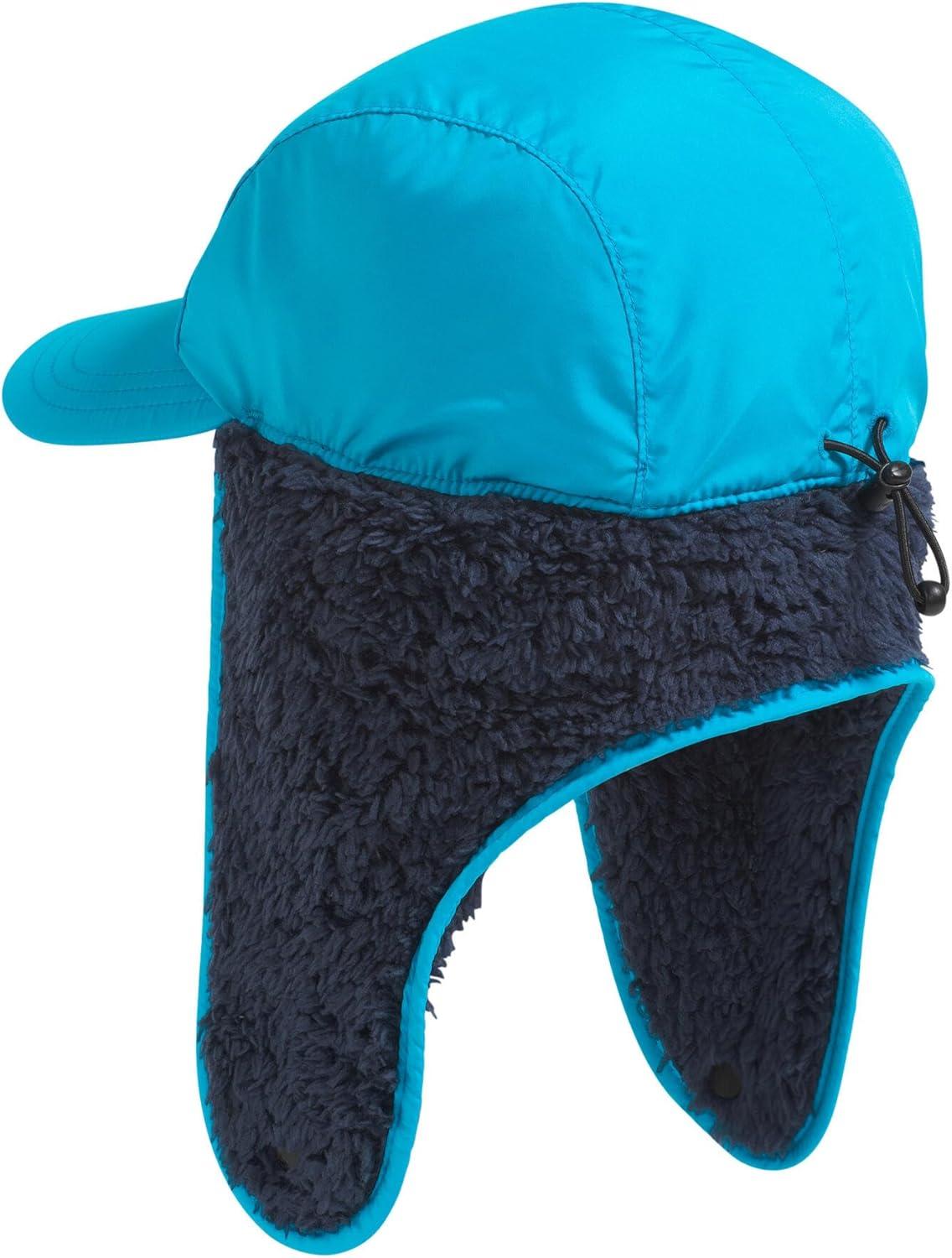 imageTHE NORTH FACE Kids Shasta Trapper Hat Insulated Crown amp Fleece Lined Earflaps Water Repellent Finish Ball Cap BrimMeridian BlueSummit Navy