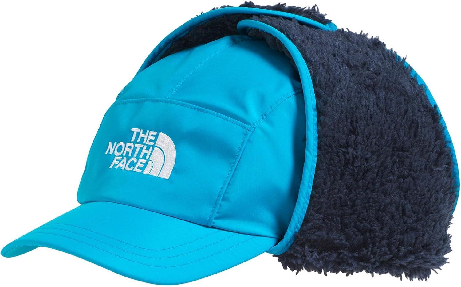 imageTHE NORTH FACE Kids Shasta Trapper Hat Insulated Crown amp Fleece Lined Earflaps Water Repellent Finish Ball Cap BrimMeridian BlueSummit Navy