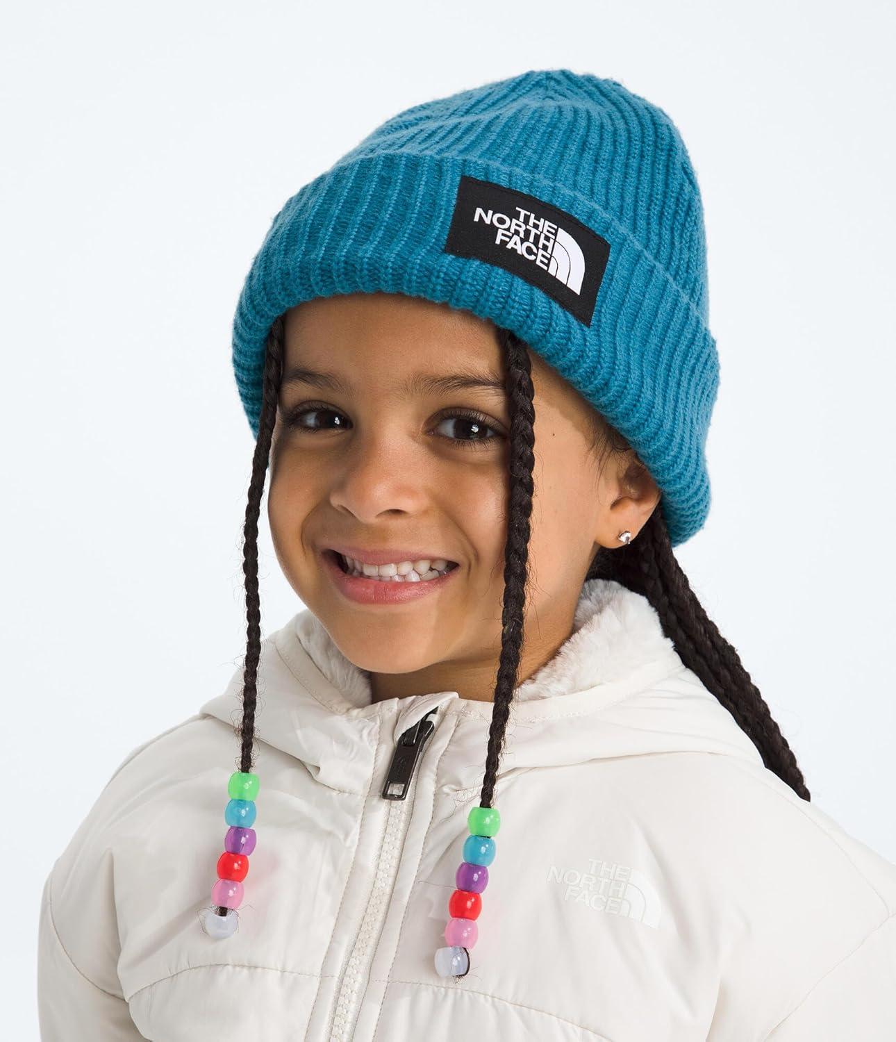 imageThe North FACE UnisexBaby Salty Dog Winter Beanie Cuffed Winter Hat Moisture Management Flashdry Cable DetailingDusk Blue