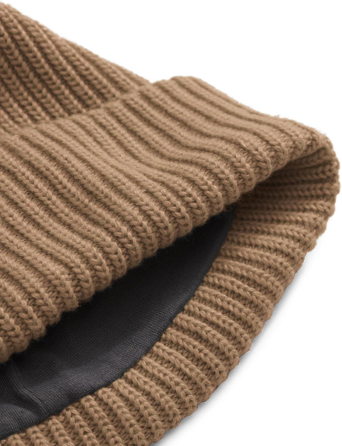 imageThe North FACE UnisexBaby Salty Dog Winter Beanie Cuffed Winter Hat Moisture Management Flashdry Cable DetailingUtility Brown