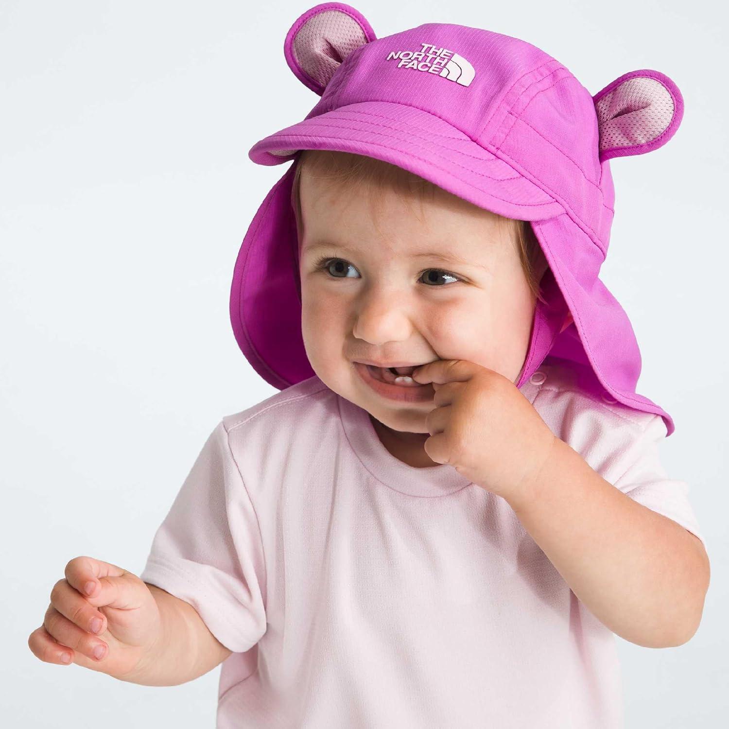 imageThe North Face Baby Class V Sun BusterViolet Crocus Logo Weather Topo Phantom Print