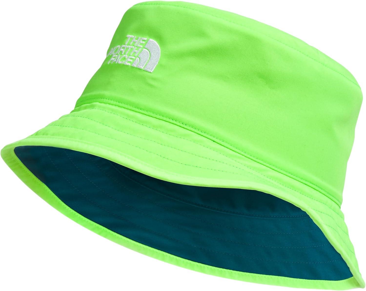 imageThe North Face Kids Class V Reversible Bucket ToddlerLittle KidsBig KidsBlue MossSafety Green