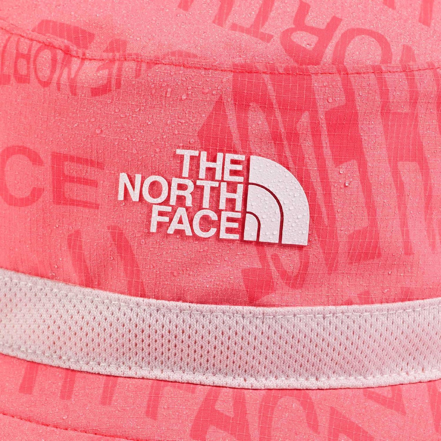 imageThe North Face Kids Class V Reversible Bucket ToddlerLittle KidsBig KidsCoral Crush Logo Weather Topo Phantom Print
