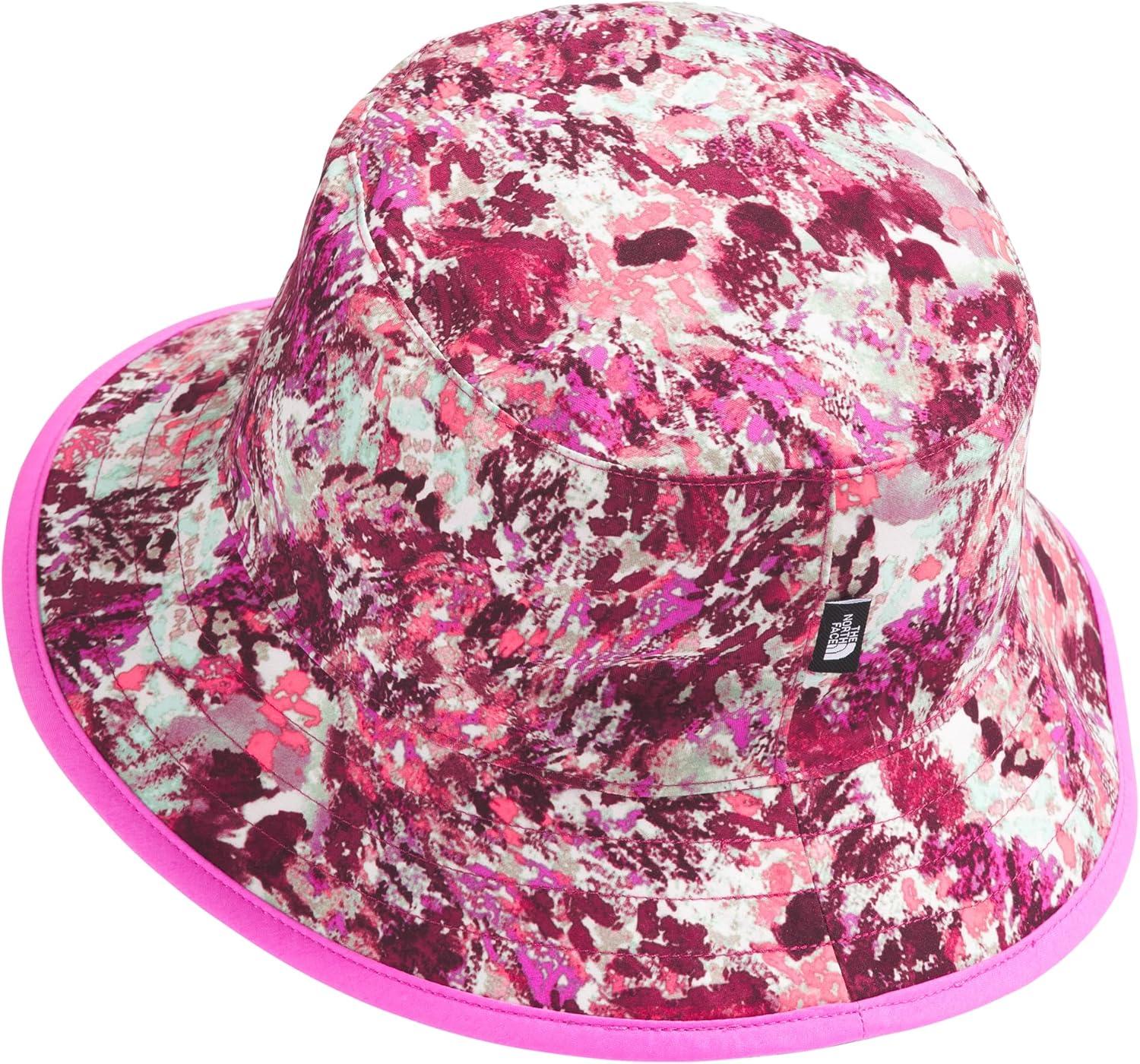 imageThe North Face Kids Class V Reversible Bucket ToddlerLittle KidsBig KidsViolet Crocus Maze Floral PrintViolet Crocus